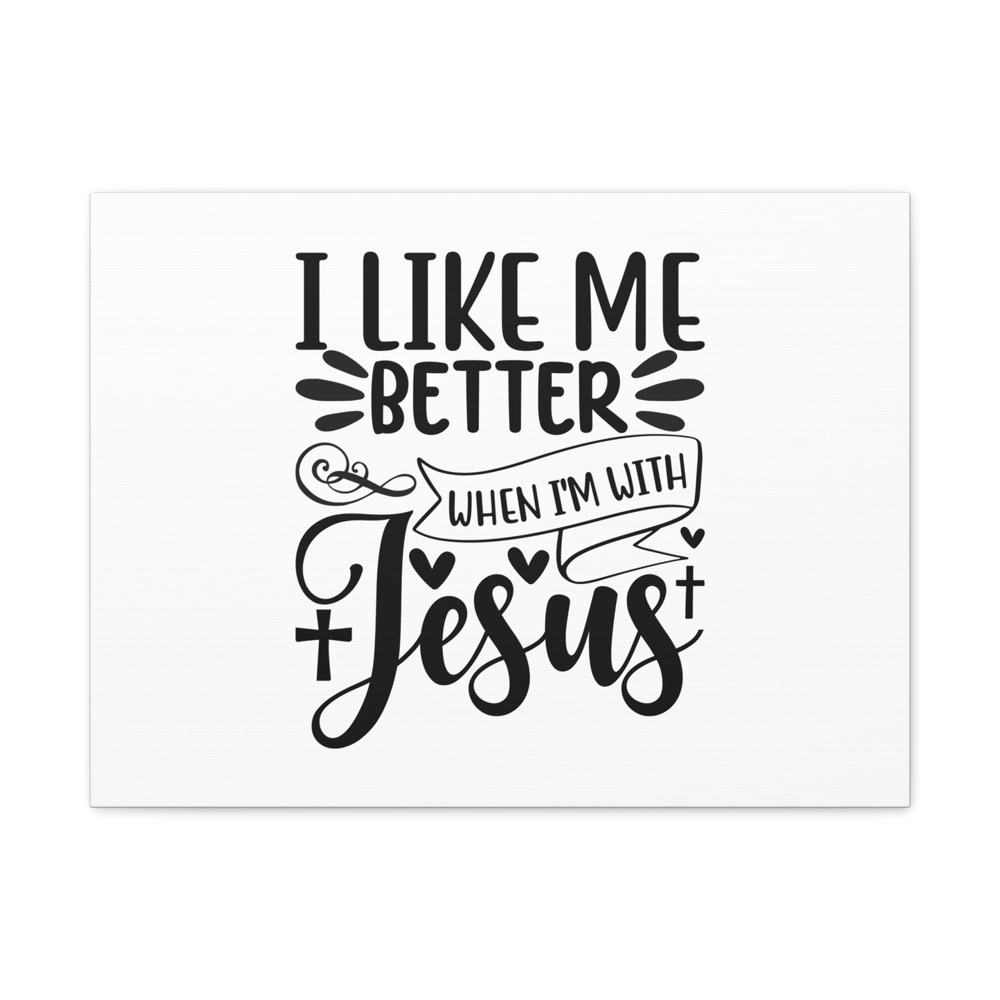 When I'm With Jesus Acts 4:13 Christian Wall Art Bible Verse Print Ready to Hang