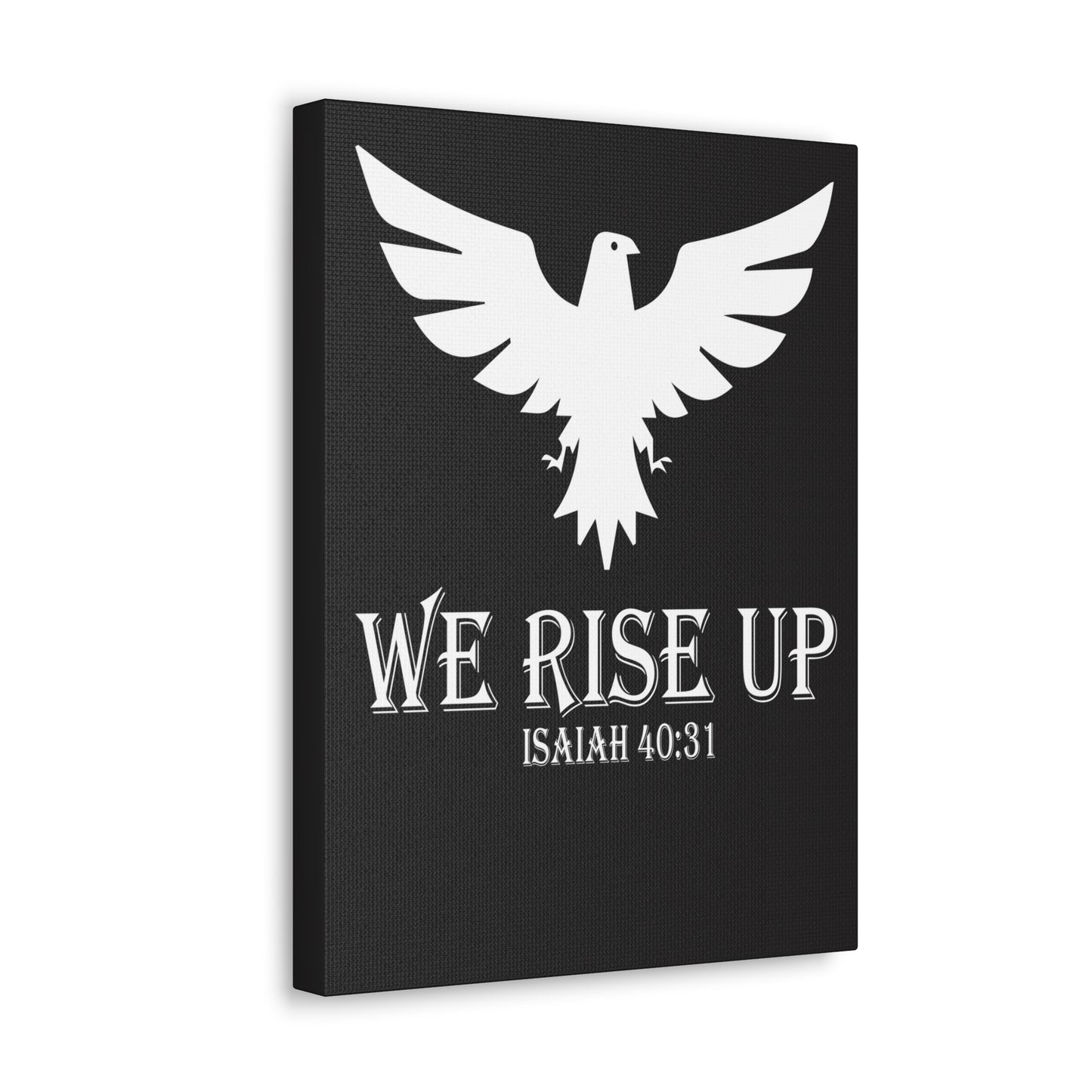 We Rise Up Isaiah 40:31 Bible Verse Canvas Christian Wall Art Ready To Hang