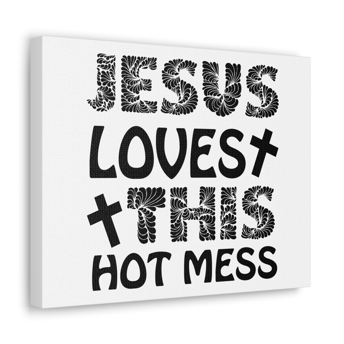 This Hot Mess Revelation 1:5 Christian Wall Art Print Ready to Hang