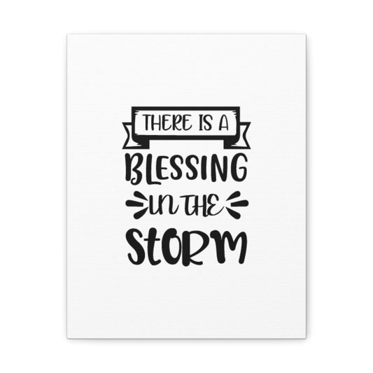A Blessing In The Storm Psalm 107:29 Christian Wall Art Bible Verse Print Ready to Hang