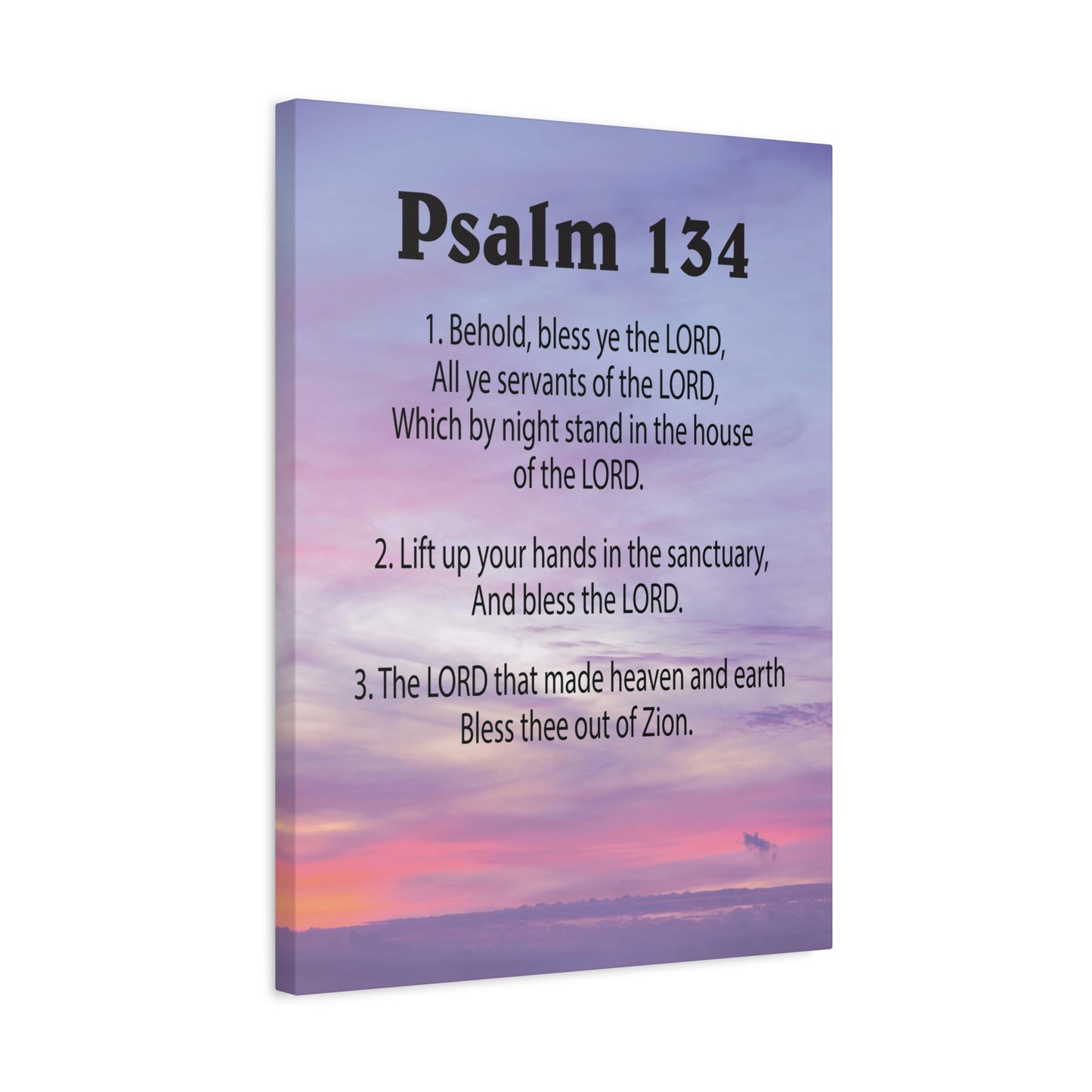 Scripture Walls House of The Lord Psalm 134:3 Bible Verse Canvas Christian Wall Art Ready to Hang