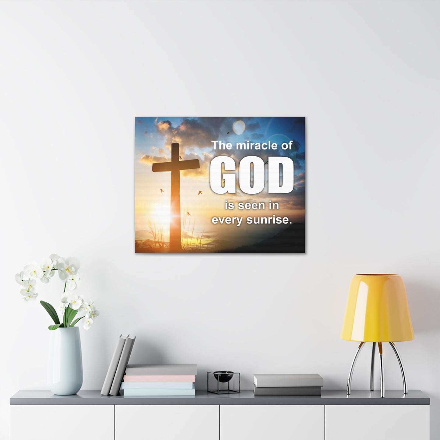 The Miracle of God Psalm 118:24 Christian Wall Art Bible Verse Print Ready to Hang