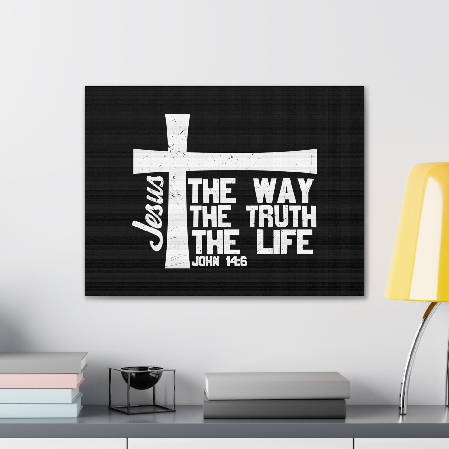 The Way, The Truth, The Life John 14:6 Christian Wall Art Bible Verse Print Ready to Hang