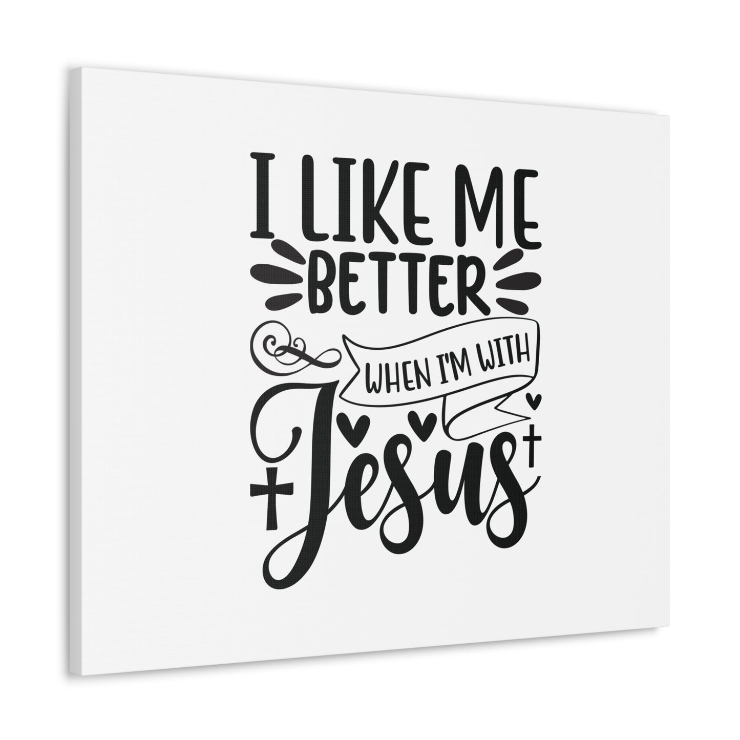 When I'm With Jesus Acts 4:13 Christian Wall Art Bible Verse Print Ready to Hang