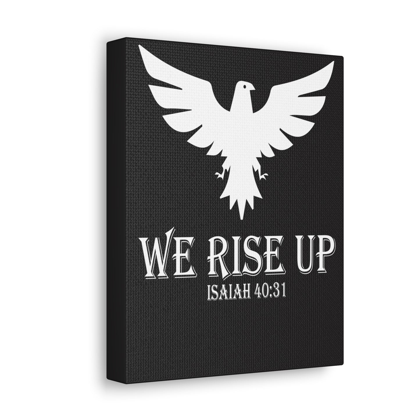 We Rise Up Isaiah 40:31 Bible Verse Canvas Christian Wall Art Ready To Hang