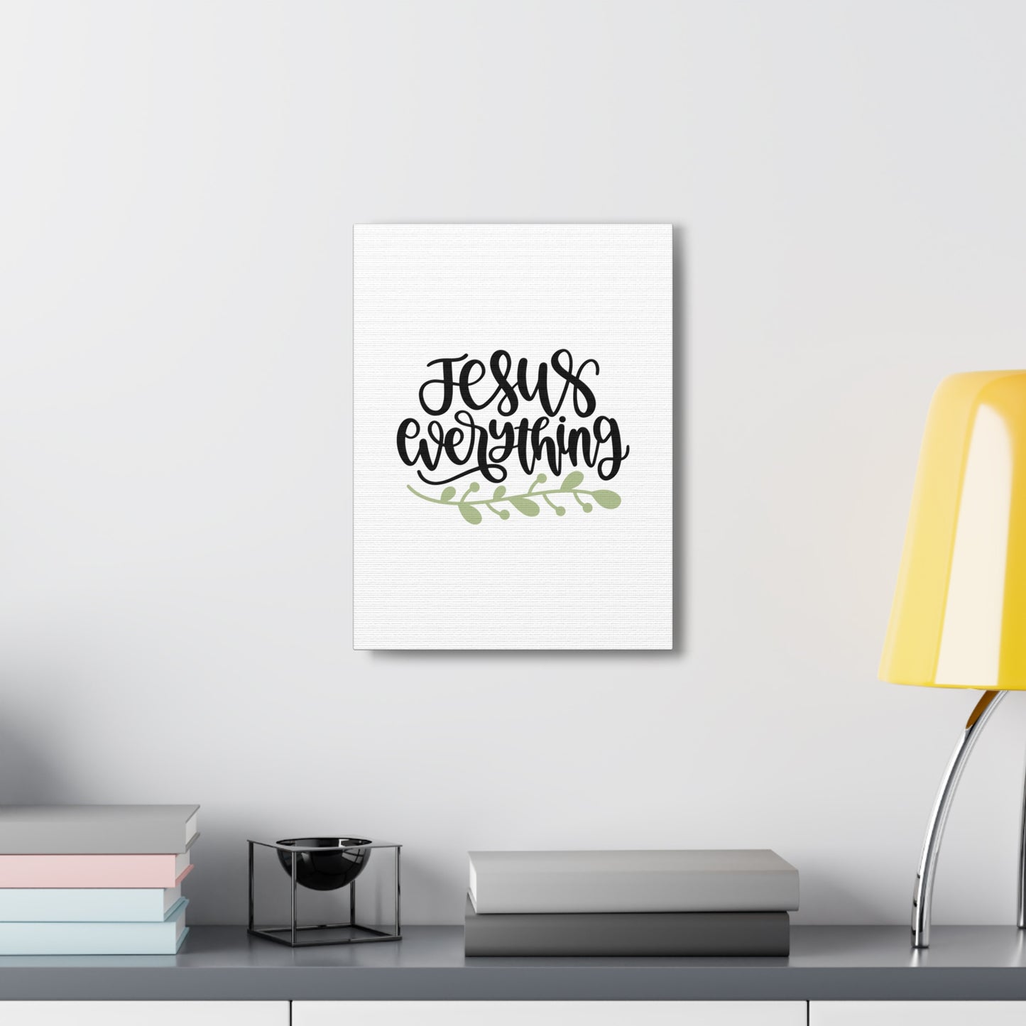 Jesus Everything Psalm 73:25-26 Christian Wall Art Bible Verse Print Ready to Hang