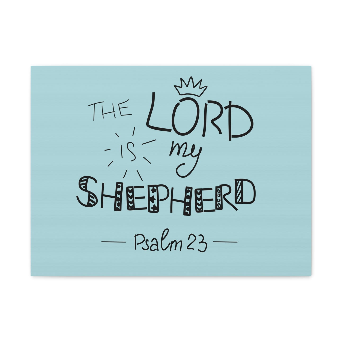 The Lord Is My Shepherd Psalm 23 Christian Wall Art Bible Verse Print Ready To Hang