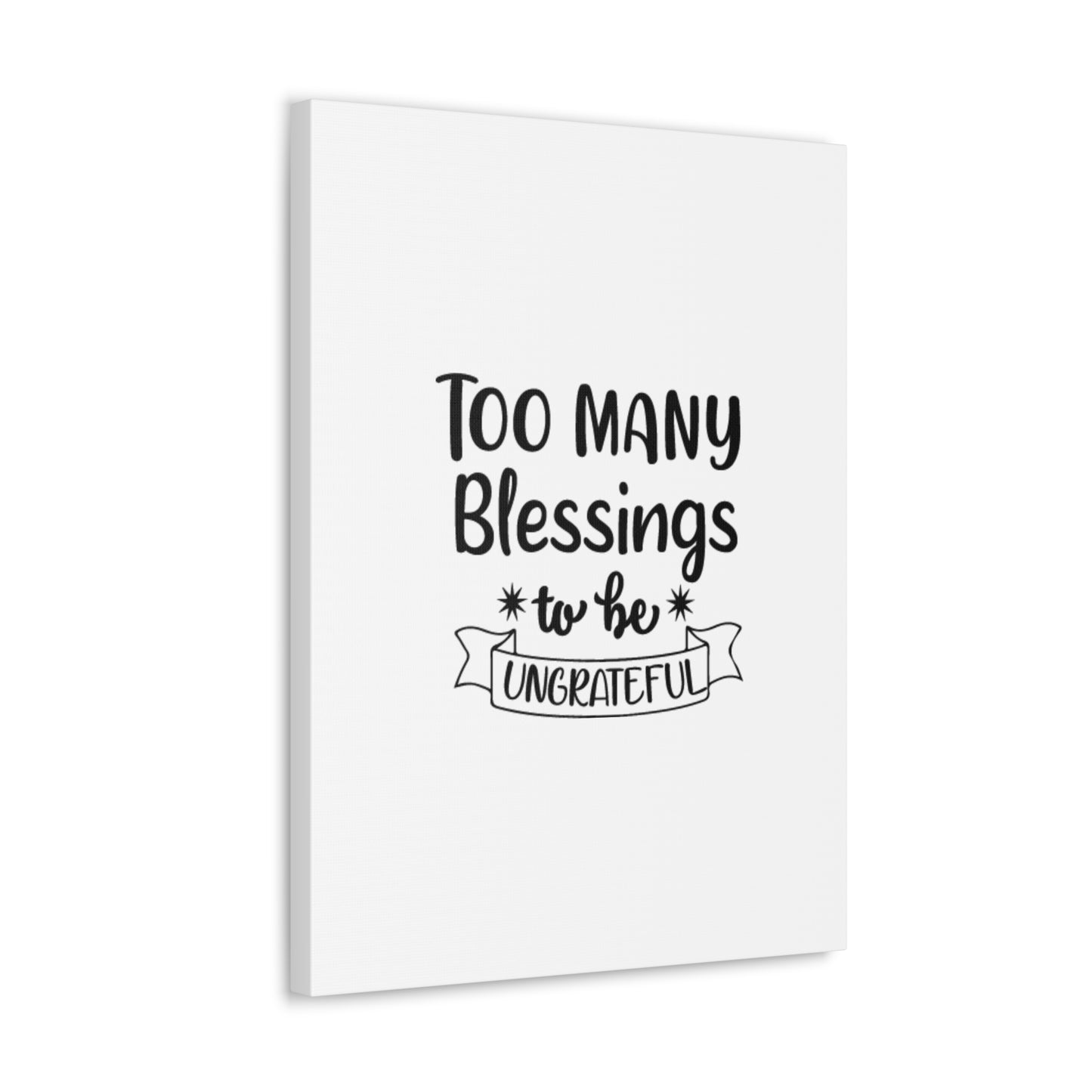 Too Many Blessings James 1:17 Christian Wall Art Bible Verse Print Ready to Hang
