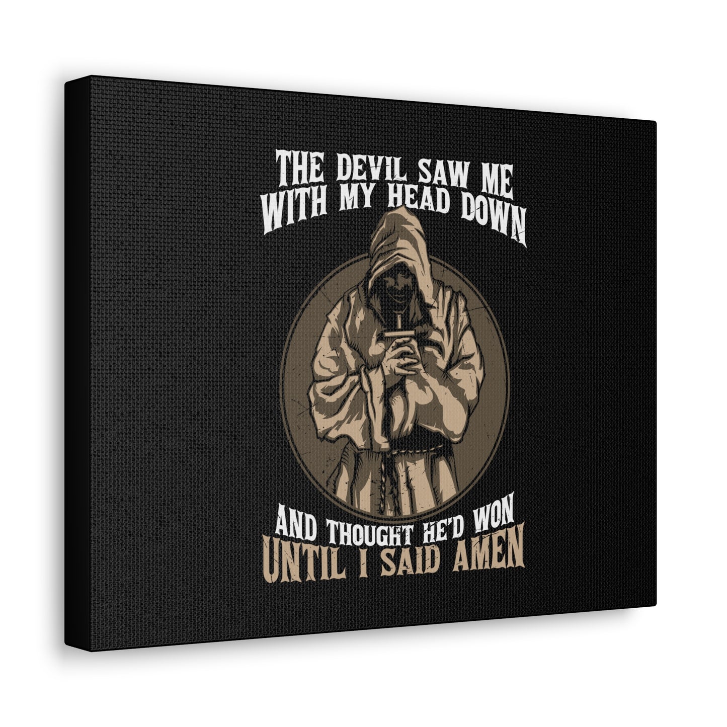 Until I Said Amen 2 Corinthians 11:3 Christian Wall Art Bible Verse Print Ready to Hang