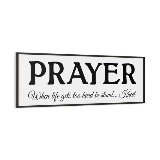 Scripture Walls Prayer White Bible Verse Canvas Christian Wall Art Ready to Hang Unframed