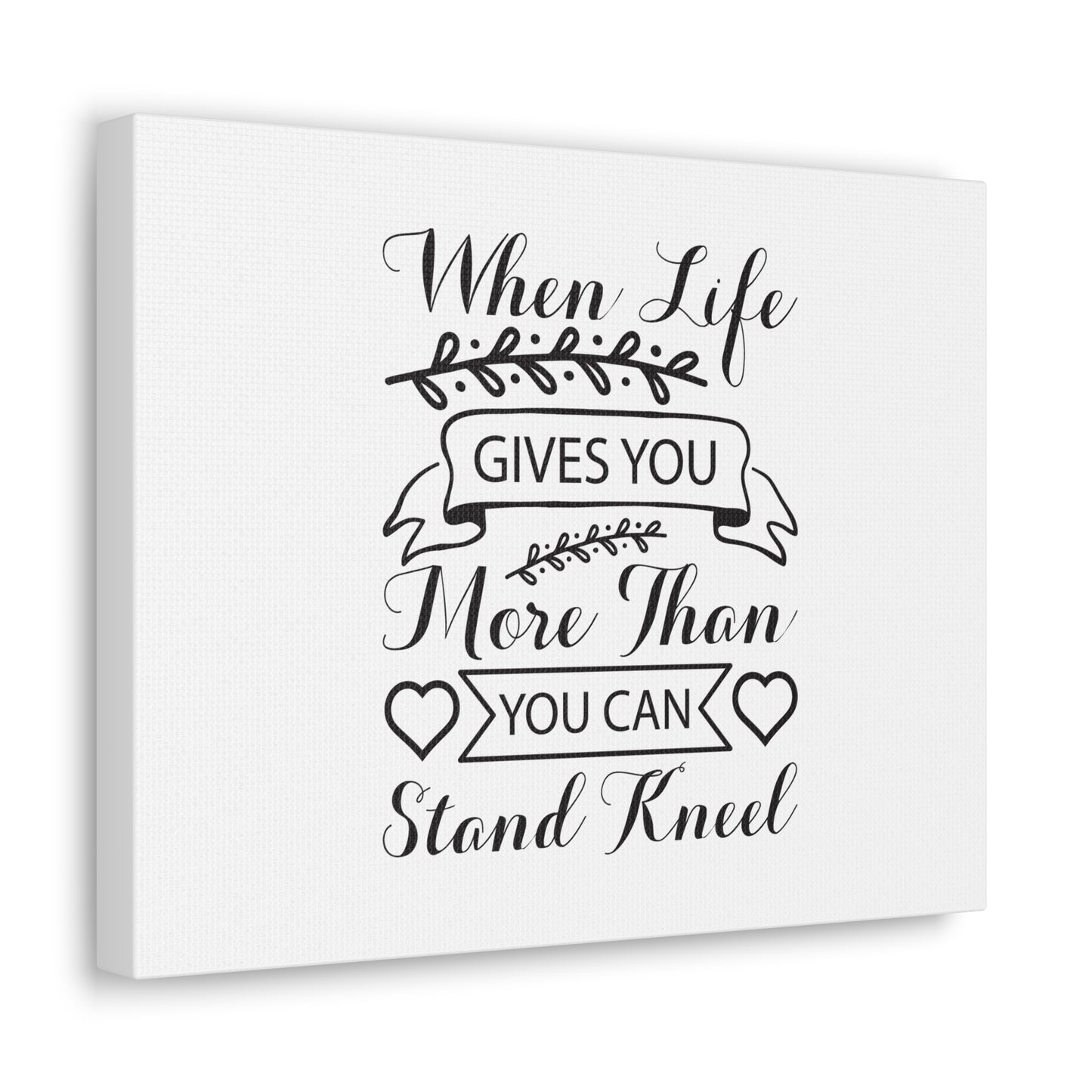 You Can Stand, Kneel Psalm 95:6 Christian Wall Art Bible Verse Print Ready to Hang