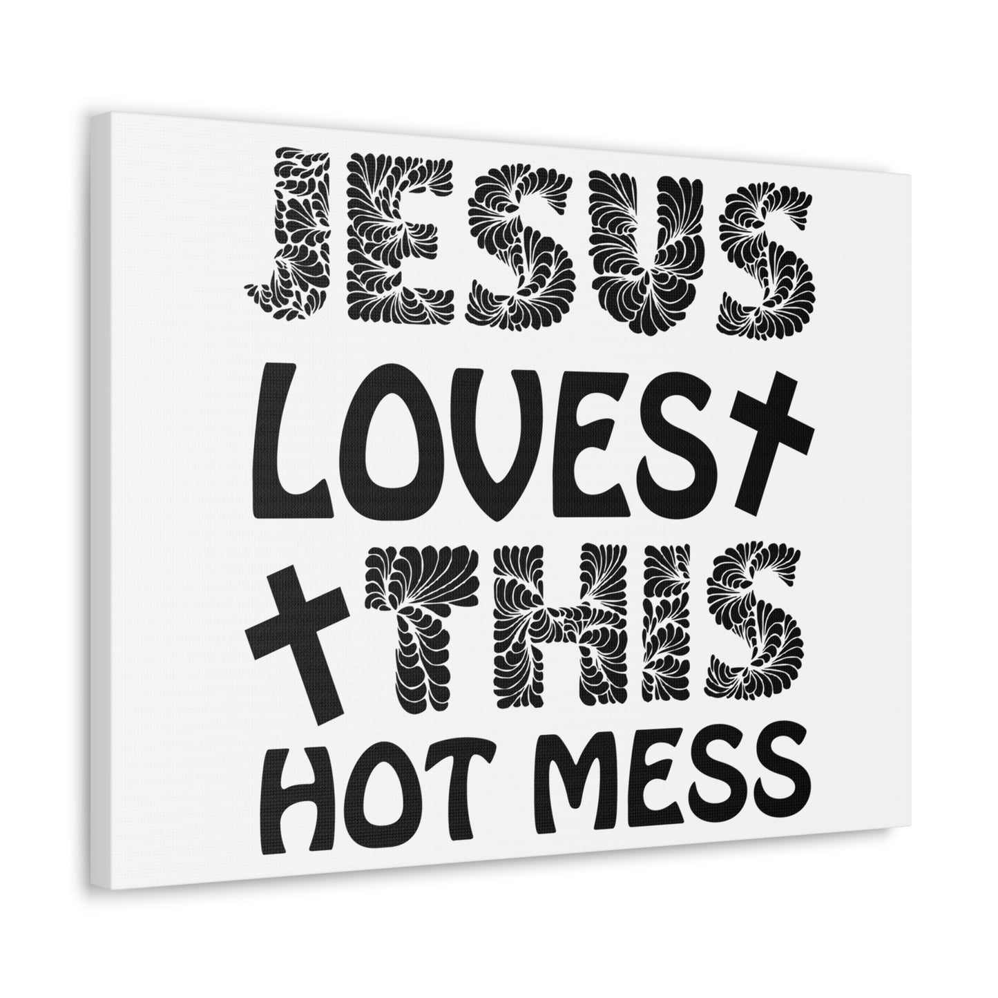 This Hot Mess Revelation 1:5 Christian Wall Art Print Ready to Hang