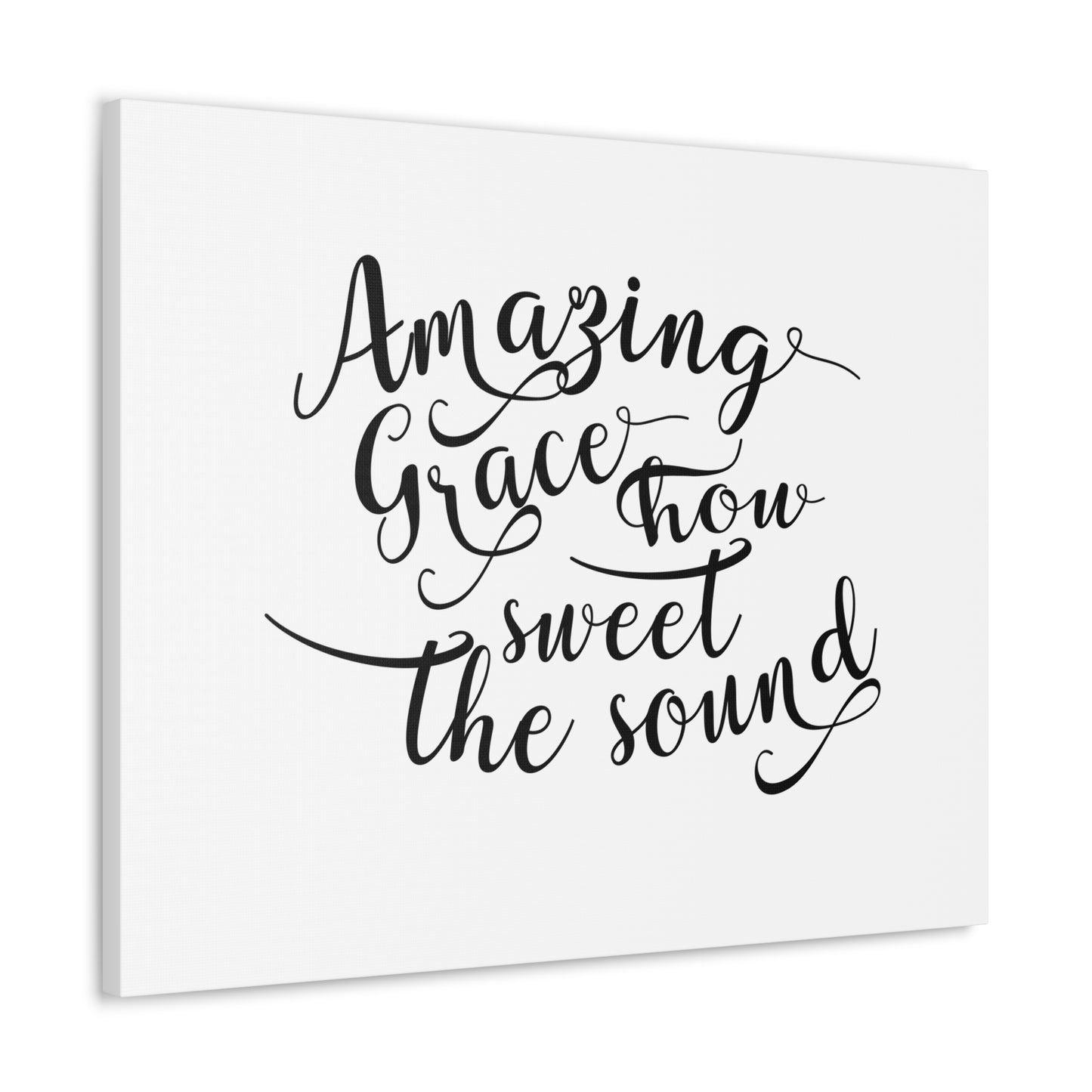 Thou Sweet The Sound Hebrews 4:16 Christian Wall Art Bible Verse Print Ready to Hang