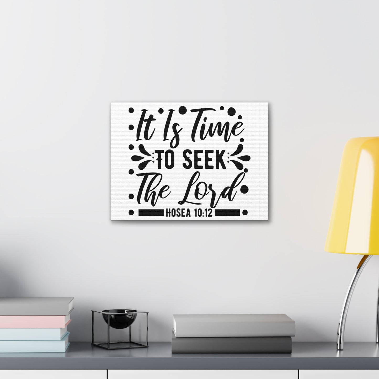 Time To Seek Hosea 10:12 Christian Wall Art Print Ready to Hang