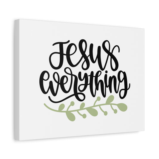 Scripture Canvas Jesus Everything Psalm 73:25-26 Christian Wall Art Bible Verse Print Ready to Hang