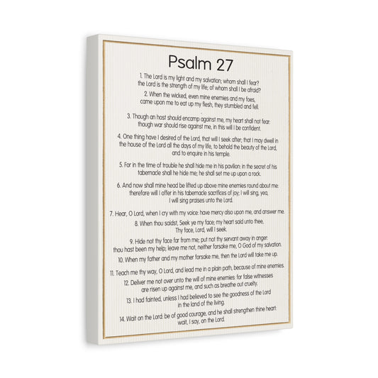 Scripture Walls Fearless Trust in God Psalm 27:1 Christian Wall Art Bible Verse Print Ready to Hang