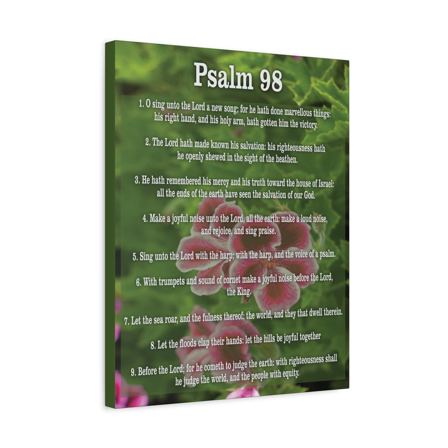 Scripture Walls Joyful Noise Of Salvation Psalm 98:4 Christian Wall Art Print Ready to Hang