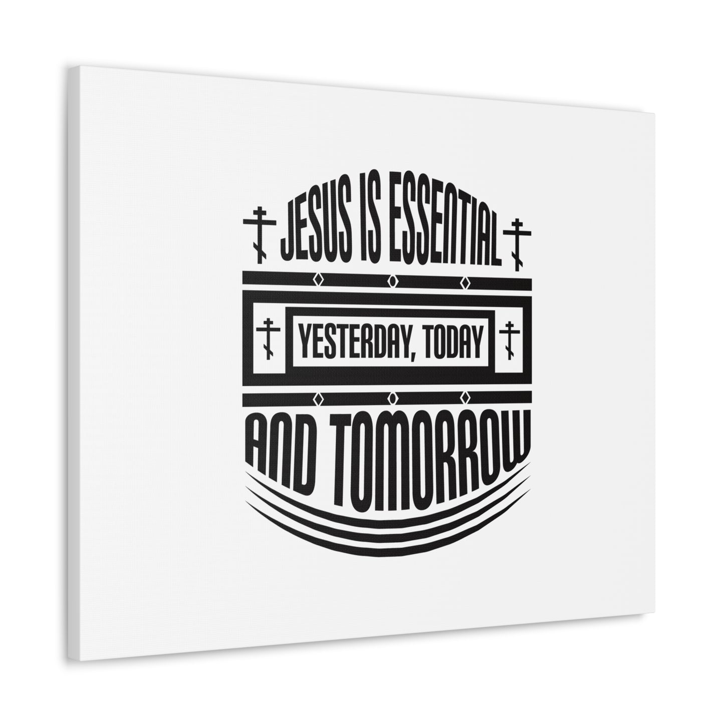 Yesterday, Today, And Tomorrow Hebrews 13:8 Christian Wall Art Bible Verse Print Ready to Hang