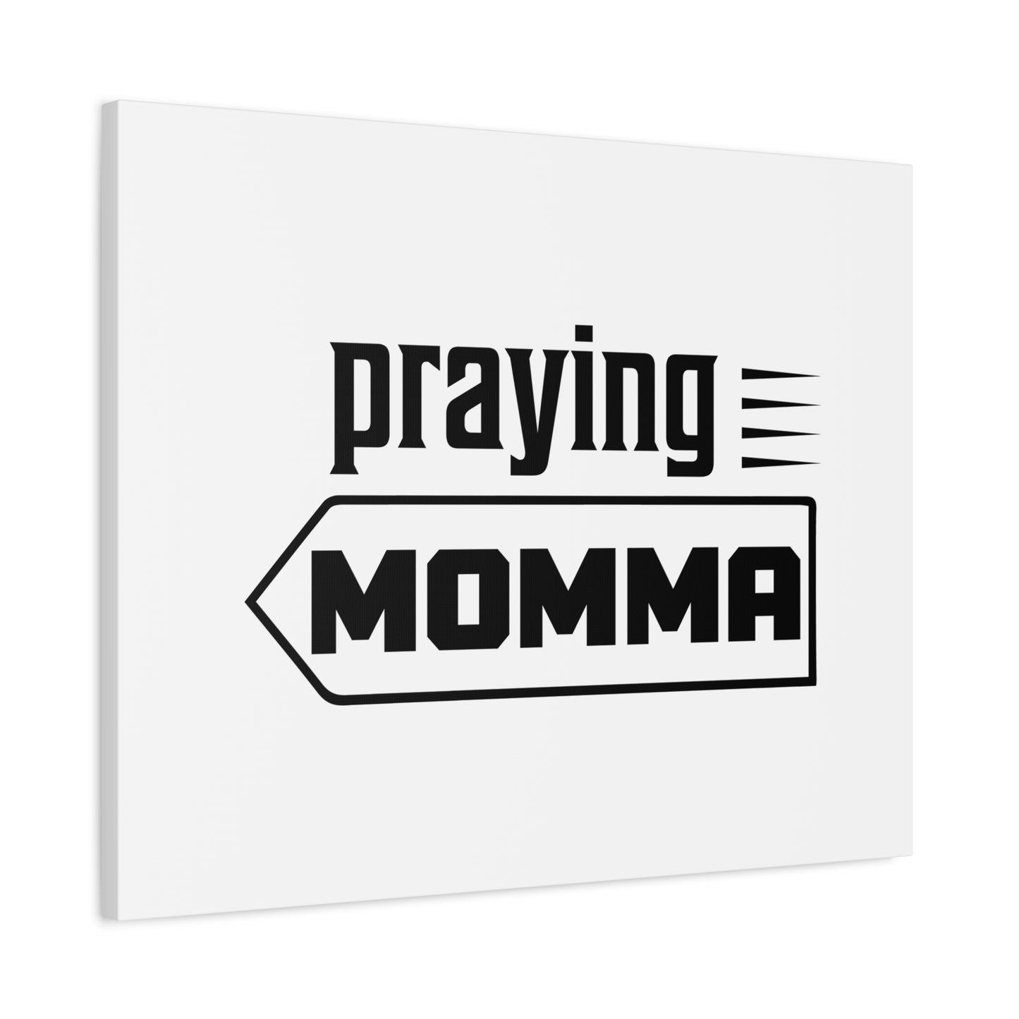 Scripture Canvas Praying Momma Psalm 139:13 Christian Wall Art Bible Verse Print Ready to Hang