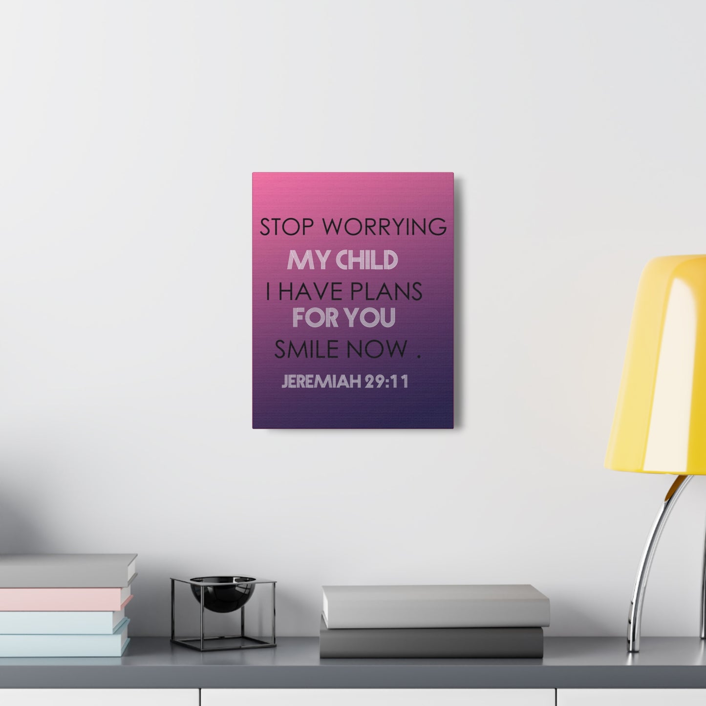 I Have Plans For You Jeremiah 29:11 Bible Verse Canvas Christian Wall Art Ready to Hang