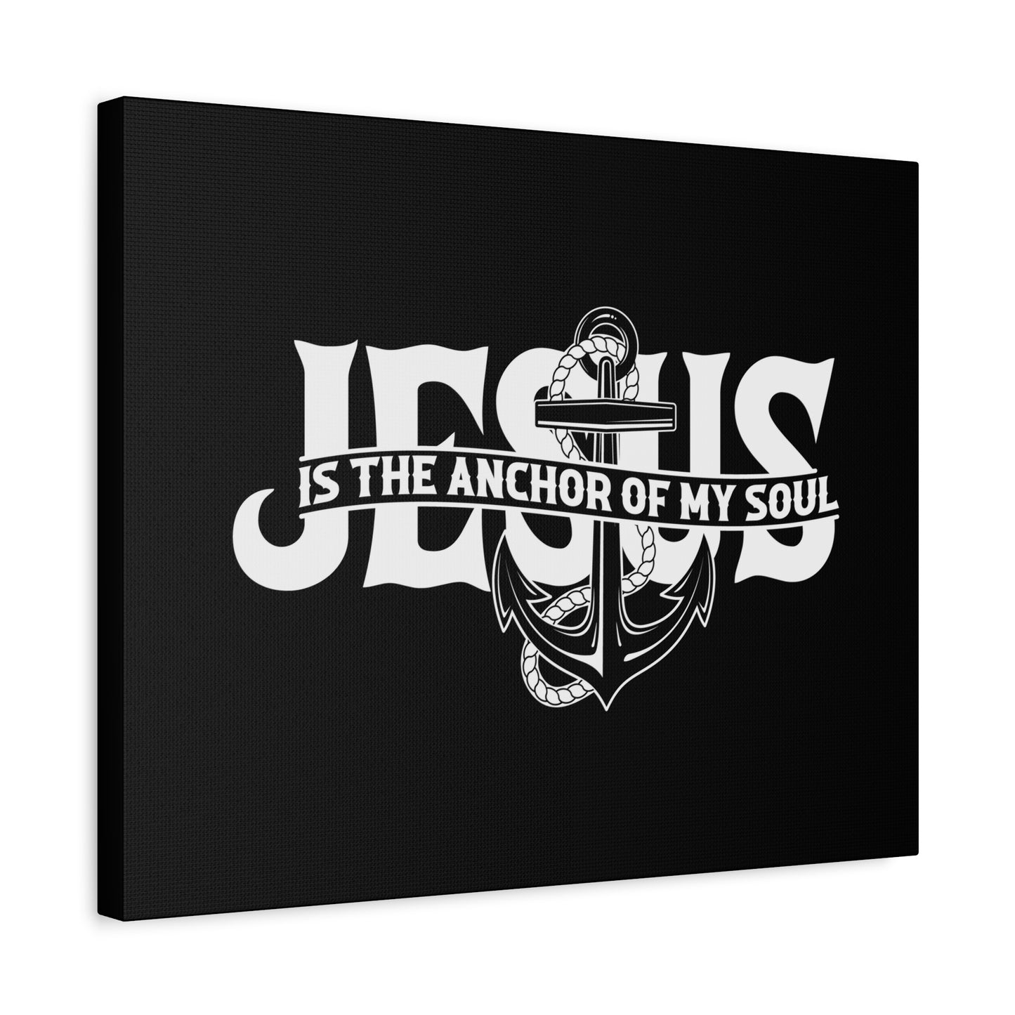 Scripture Canvas Anchor Of My Soul Psalm 62:5 Christian Wall Art Bible Verse Print Ready to Hang