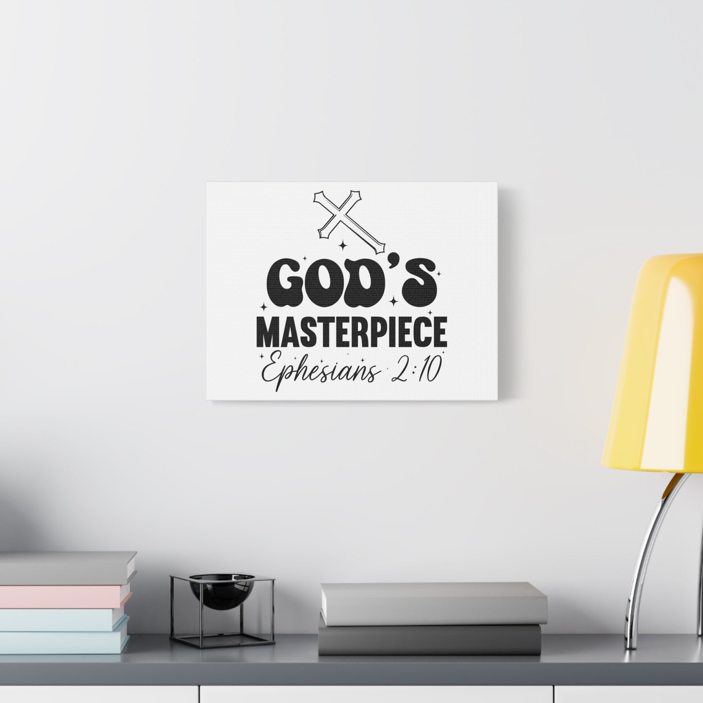 Scripture Walls Ephesians 2:10 You are God's Masterpiece Bible Verse Canvas Christian Wall Art Ready to Hang Unframed
