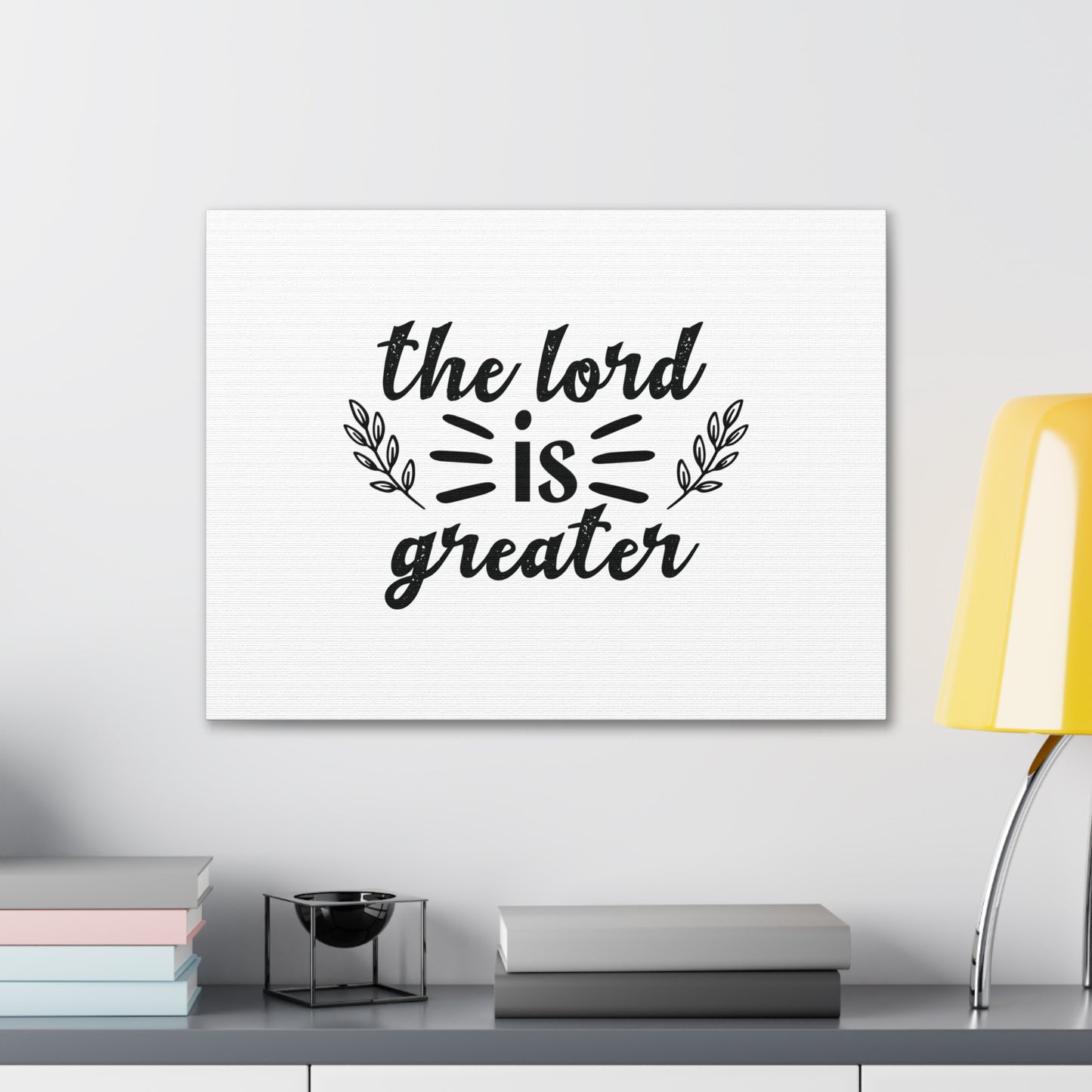 The Lord Is Greater Jeremiah 10:6 Christian Wall Art Bible Verse Print Ready to Hang