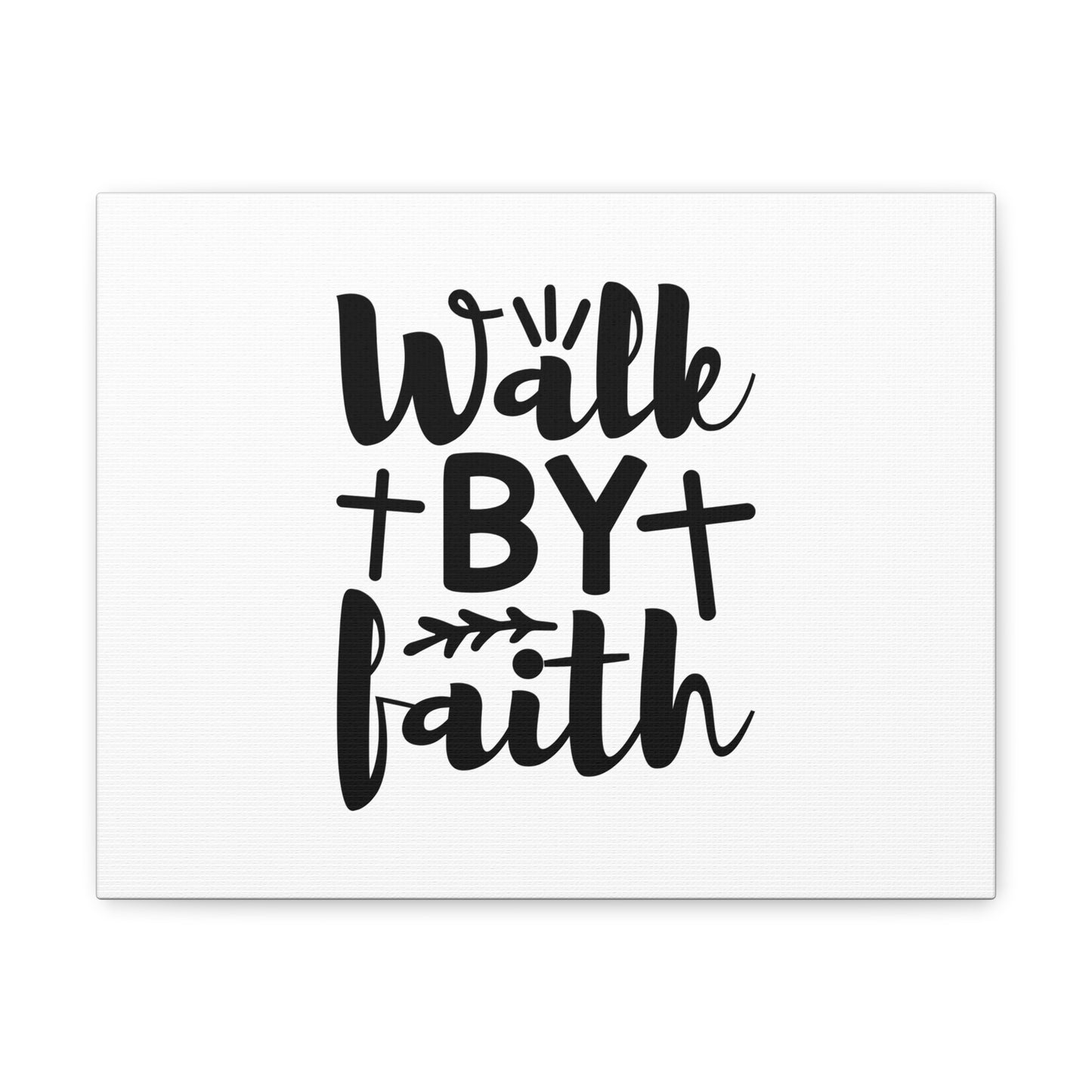 Walk By Faith 2 Corinthians 5:7 Cross Christian Wall Art Bible Verse Print Ready to Hang