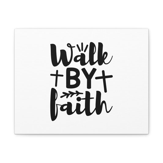 Walk By Faith 2 Corinthians 5:7 Cross Christian Wall Art Bible Verse Print Ready to Hang