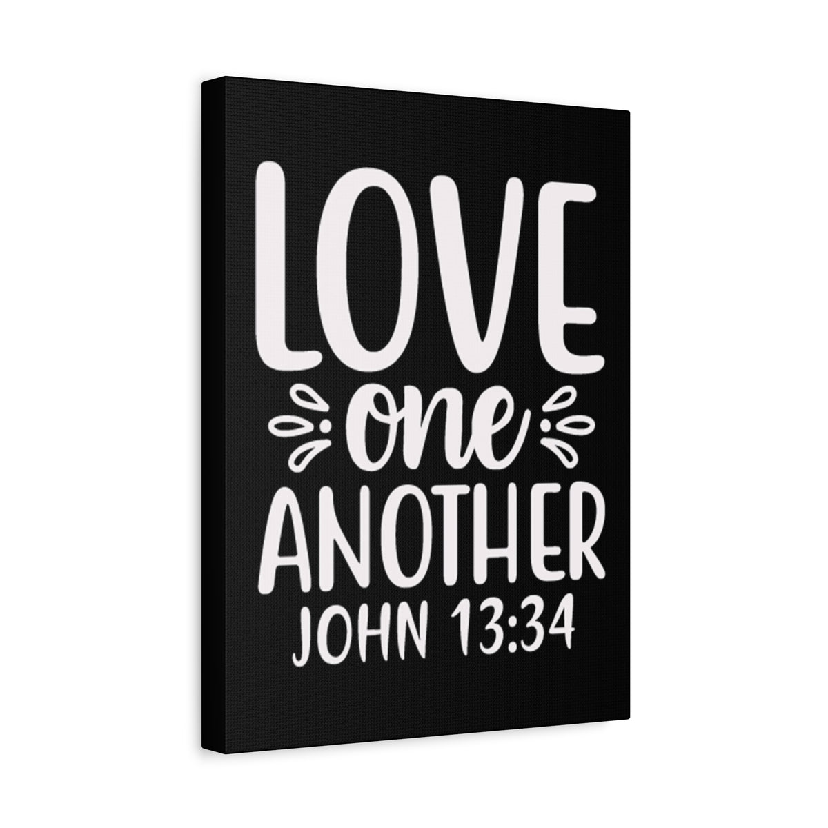 Scripture Walls Love One Another John 13:34 Bible Verse Canvas Christian Wall Art Ready to Hang Unframed