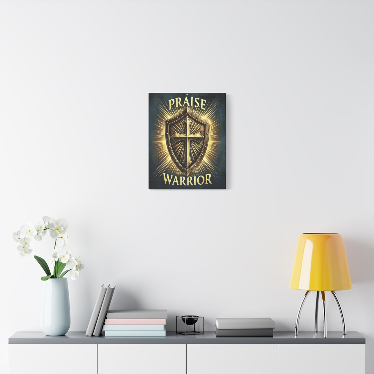 Scripture Walls Praise Warrior Psalm 149 Bible Verse Canvas Christian Wall Art Ready to Hang Unframed
