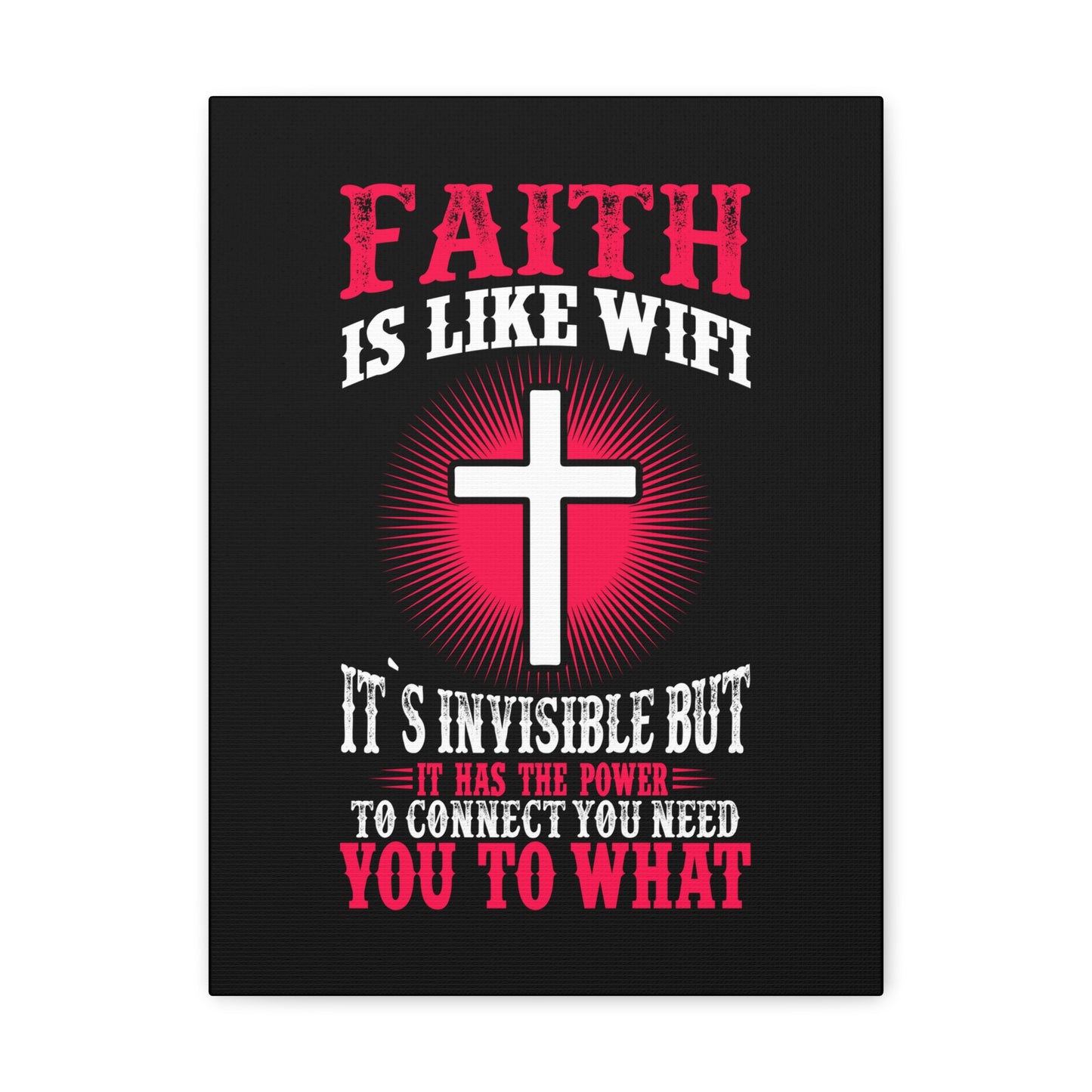 The Power To Connect James 2:22 Christian Wall Art Bible Verse Print Ready to Hang