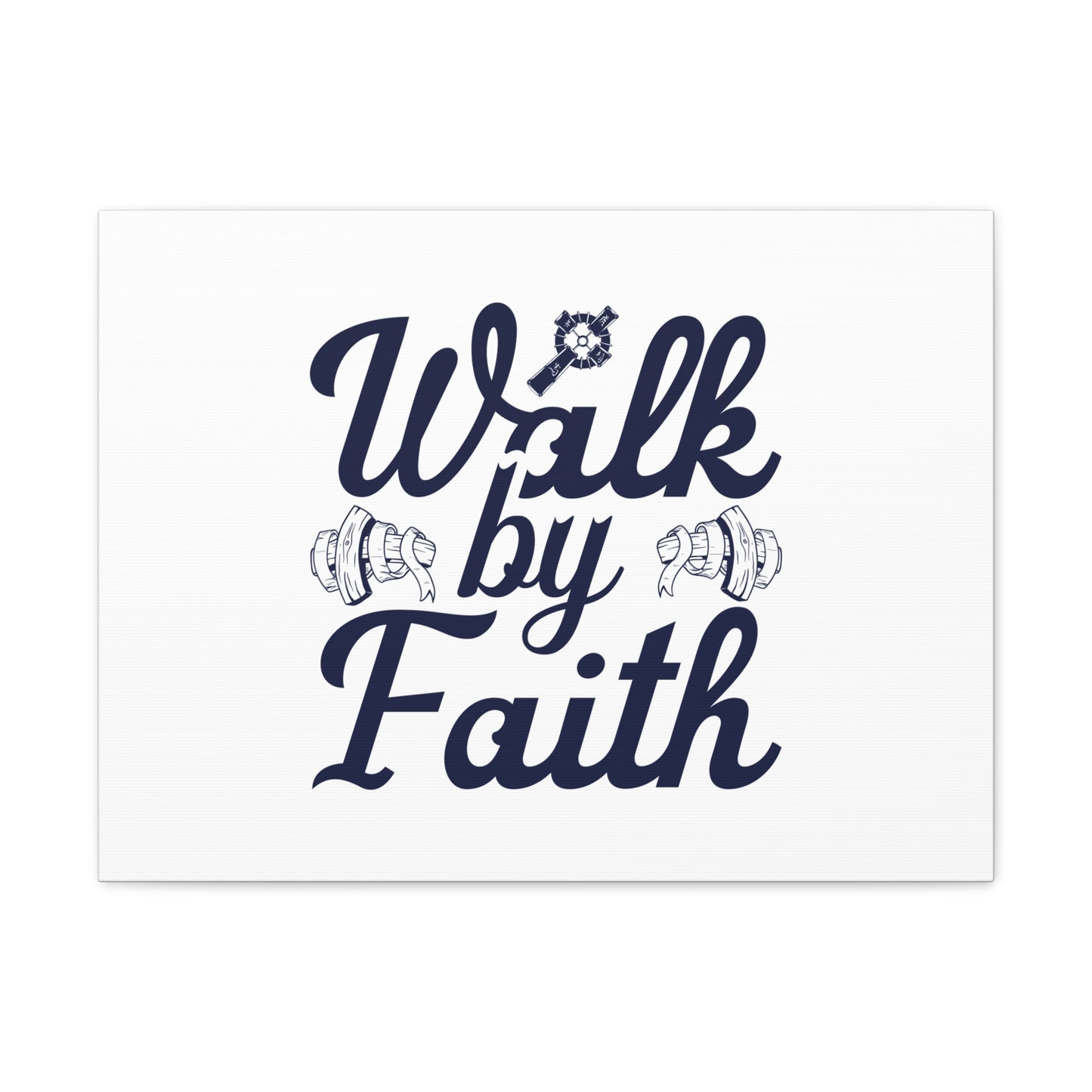 Walk By Faith Ephesians 2:8 Christian Wall Art Bible Verse Print Ready to Hang