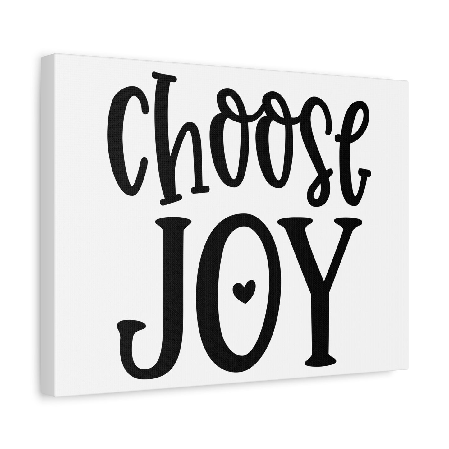 Scripture Canvas Choose Joy Psalm 16:11 Christian Wall Art Print Ready to Hang
