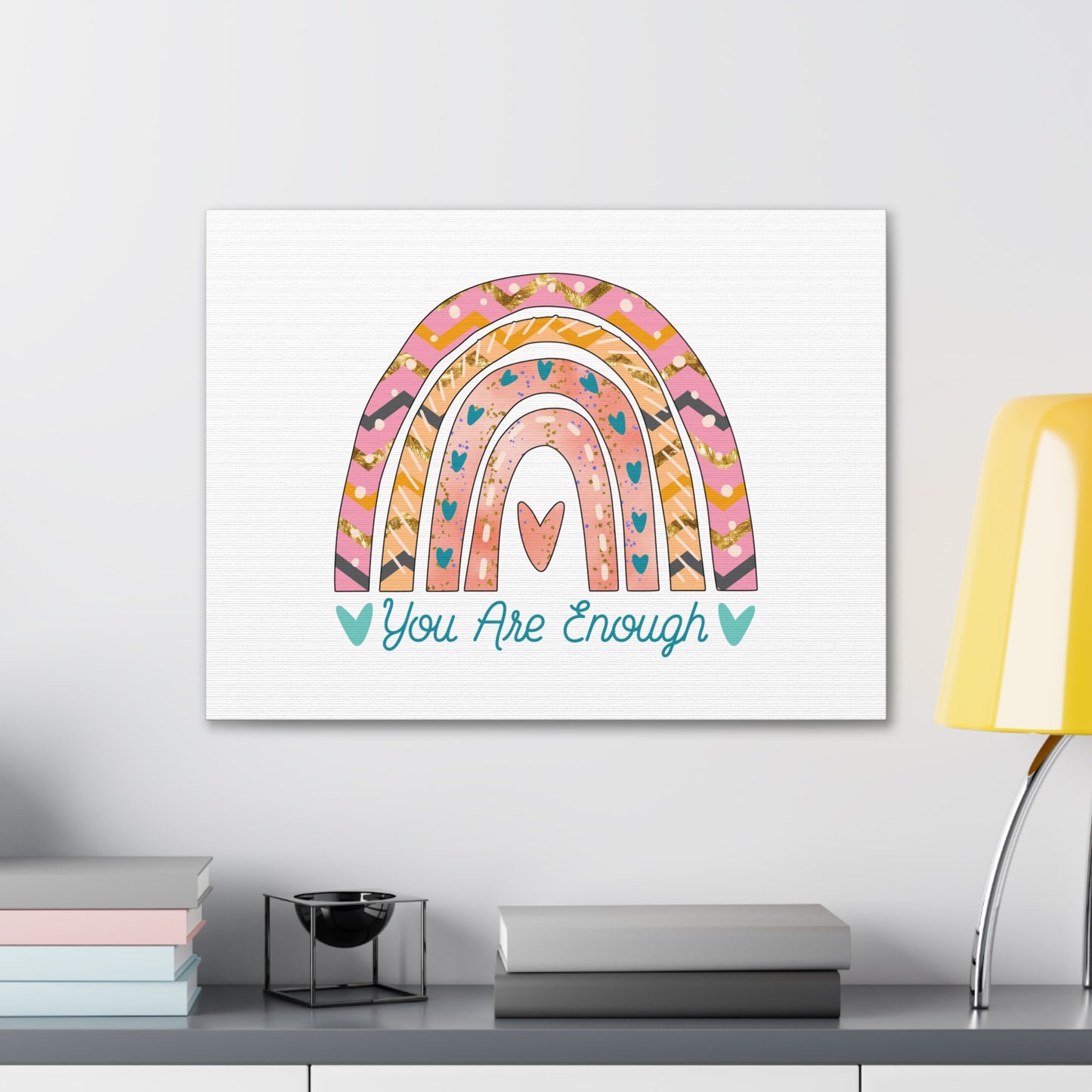You Are Enough Rainbow 1 Corinthians 6:20 Christian Wall Art Bible Verse Print Ready to Hang