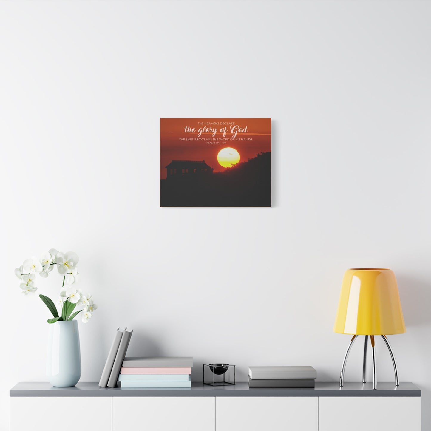 Scripture Walls The Heavens Psalm 19:1 Declare  Bible Verse Canvas Christian Wall Art Ready to Hang