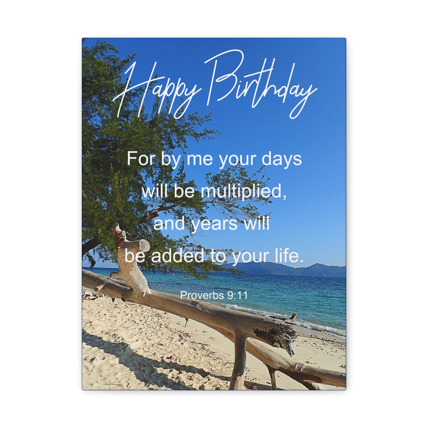 Will Be Multiplied Proverbs 9:11Bible Verse Canvas Christian Wall Art Bible Verse Print Ready To Hang