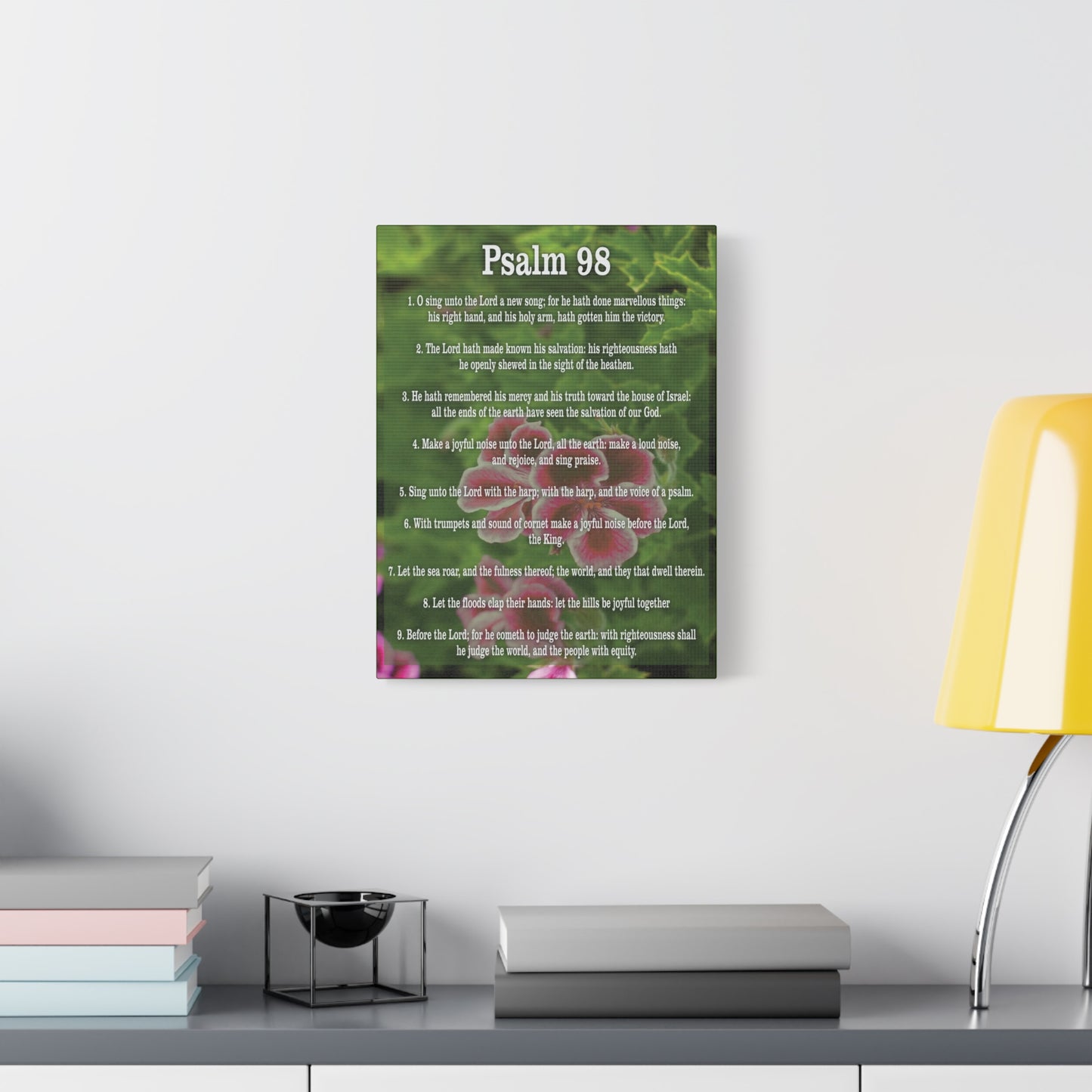 Scripture Walls Joyful Noise Of Salvation Psalm 98:4 Christian Wall Art Print Ready to Hang
