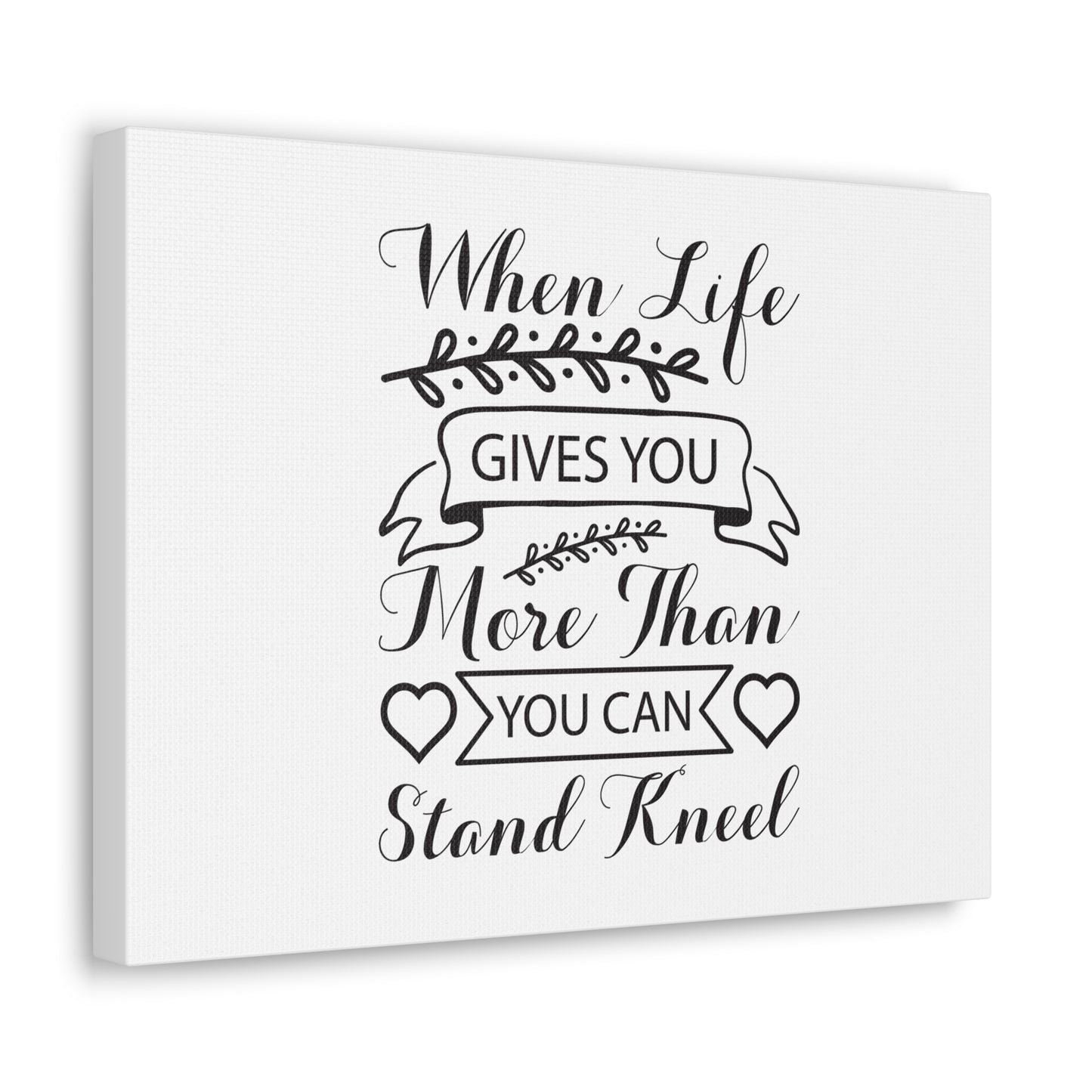 You Can Stand, Kneel Psalm 95:6 Christian Wall Art Bible Verse Print Ready to Hang
