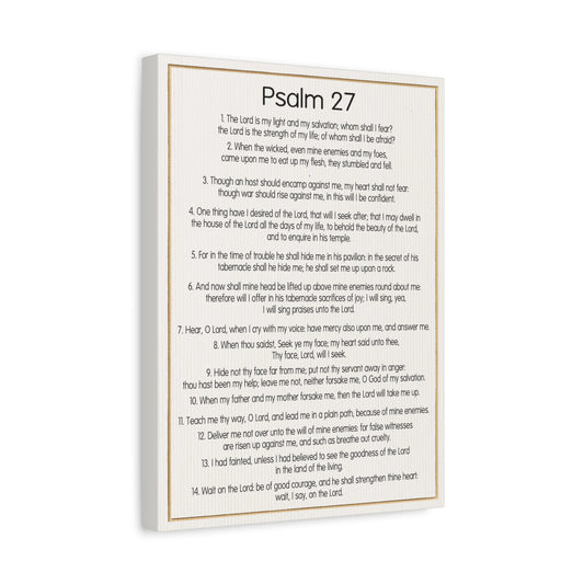 Scripture Walls Fearless Trust in God Psalm 27:1 Christian Wall Art Bible Verse Print Ready to Hang