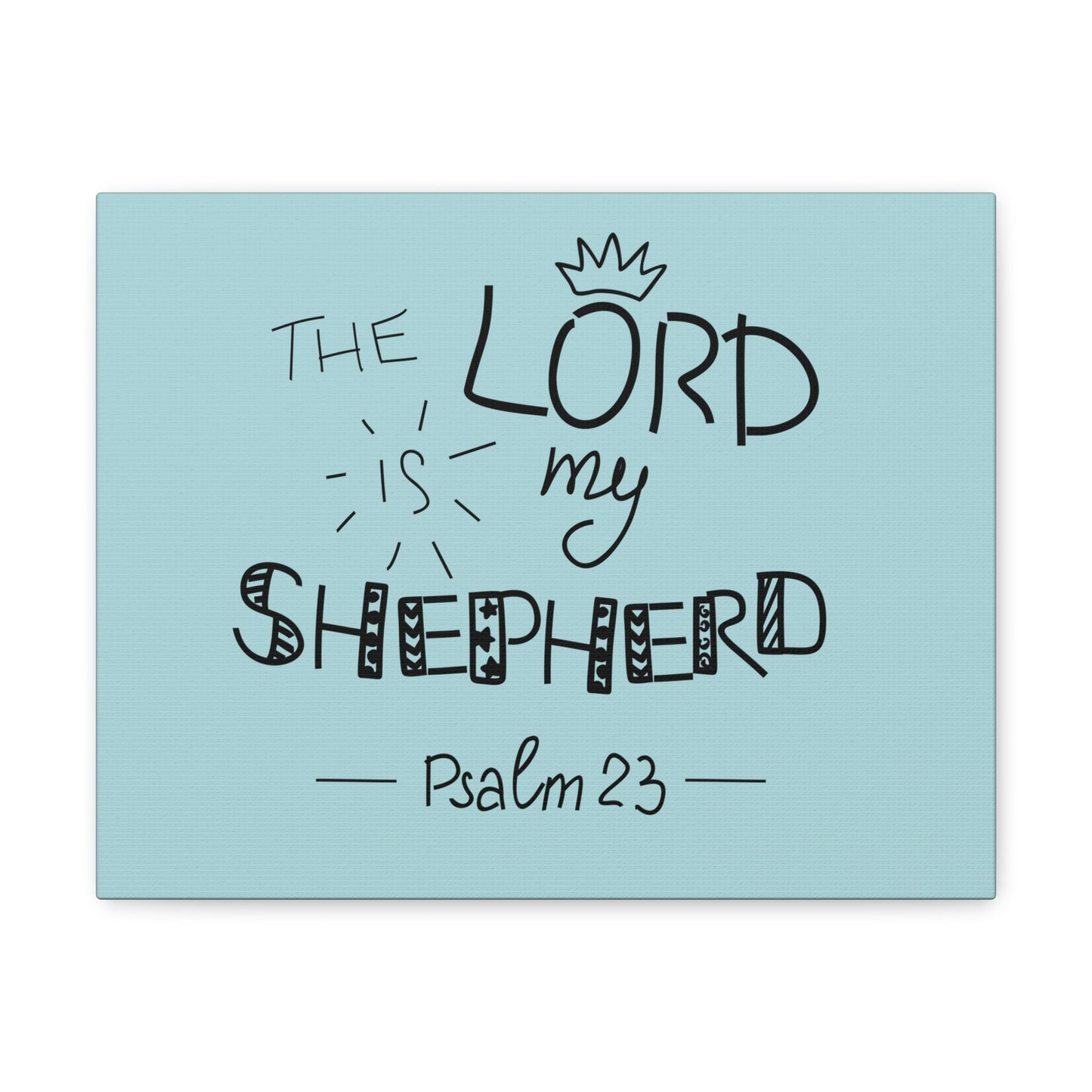 The Lord Is My Shepherd Psalm 23 Christian Wall Art Bible Verse Print Ready To Hang