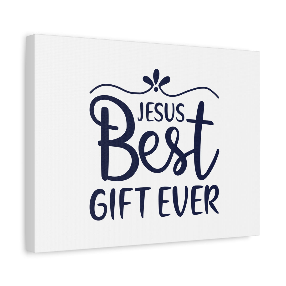 Scripture Canvas Jesus Best Gift Ever Ephesians 2:8 Christian Wall Art Bible Verse Print Ready to Hang