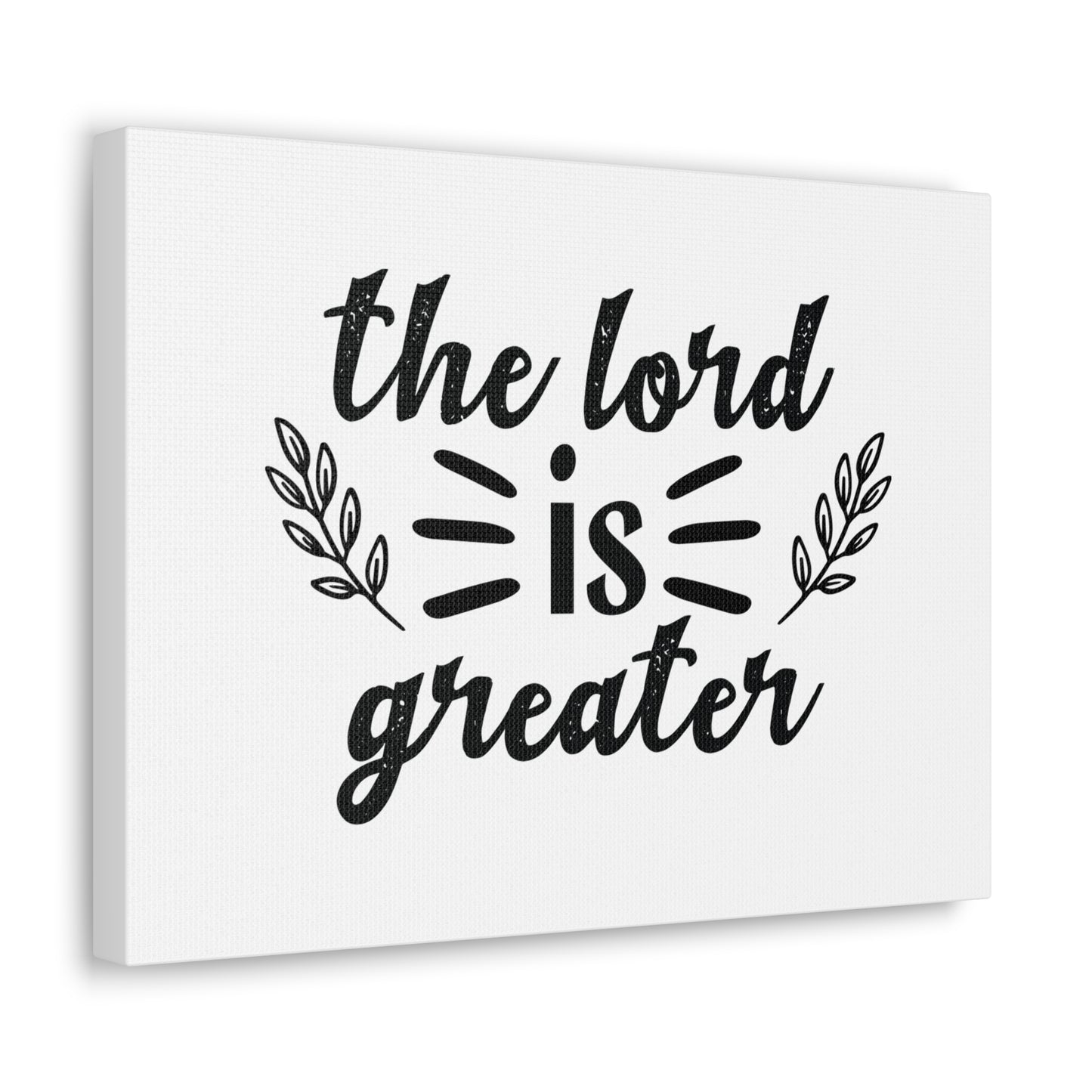 The Lord Is Greater 1 John 1:5 Christian Wall Art Bible Verse Print Ready to Hang