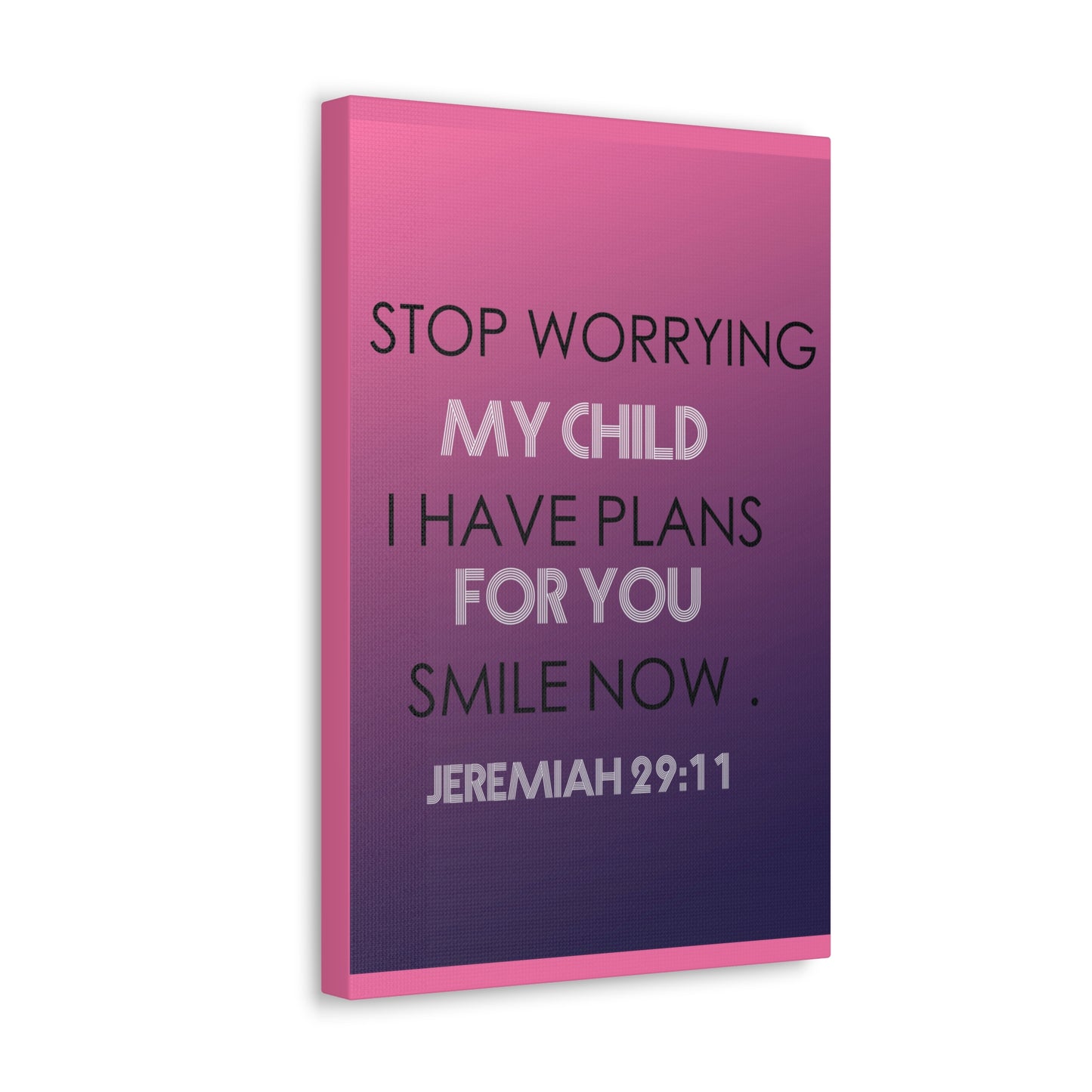 I Have Plans For You Jeremiah 29:11 Bible Verse Canvas Christian Wall Art Ready to Hang