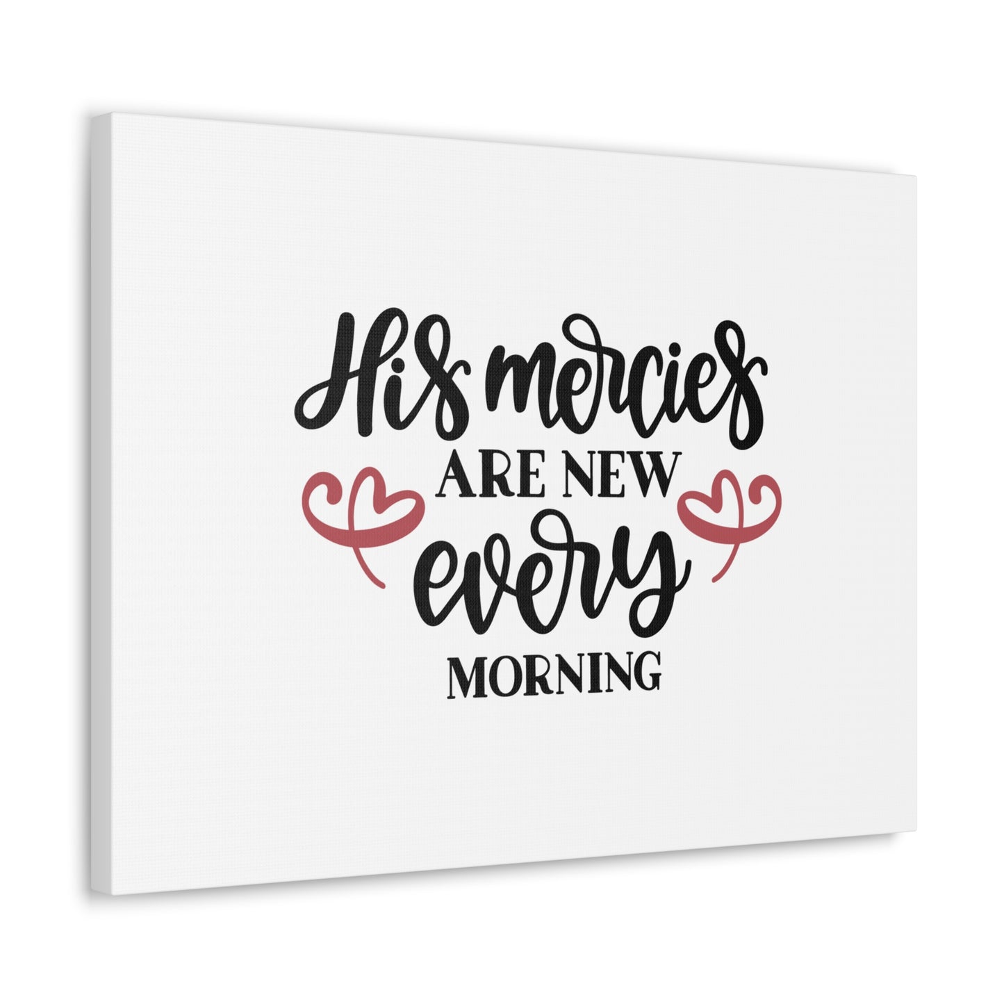 His Mercies Are New Every Morning Lamentations 3:22-23 Christian Wall Art Bible Verse Print Ready to Hang