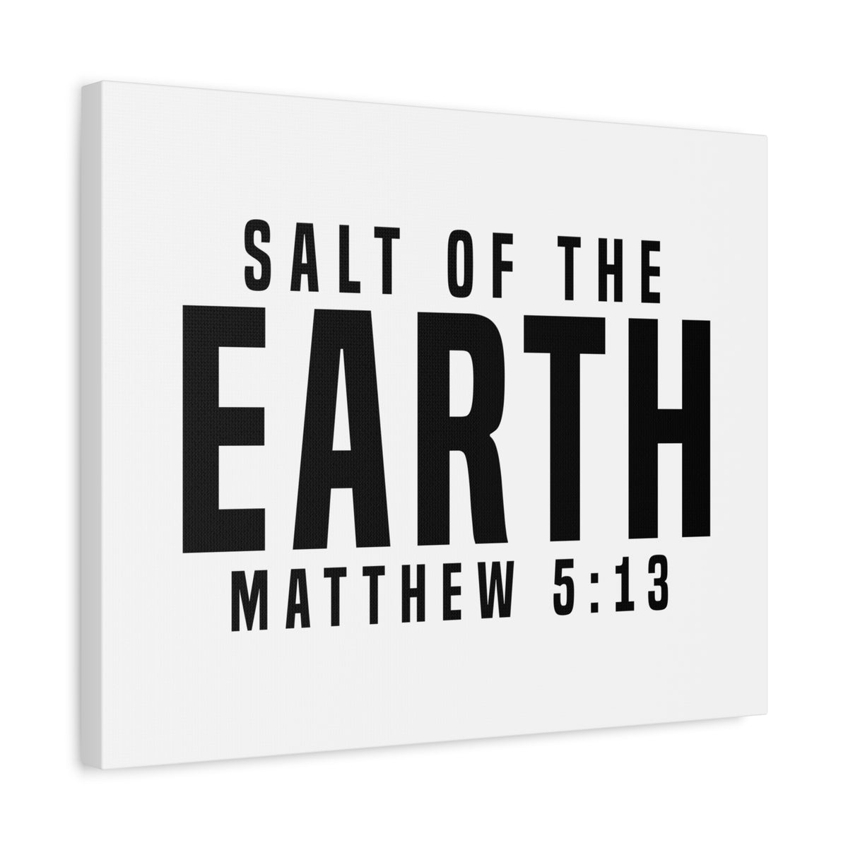 Scripture Walls Salt of the Earth Matthew 5:13 Bible Verse Canvas Christian Wall Art Ready to Hang Unframed