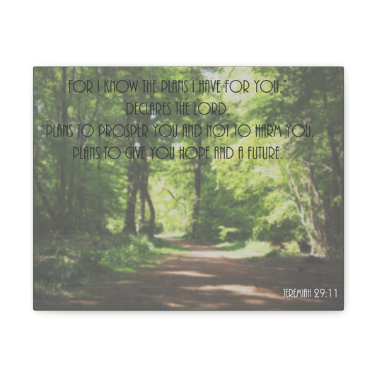 To Prosper Jeremiah 29:11 Christian Wall Art Bible Verse Print Ready to Hang