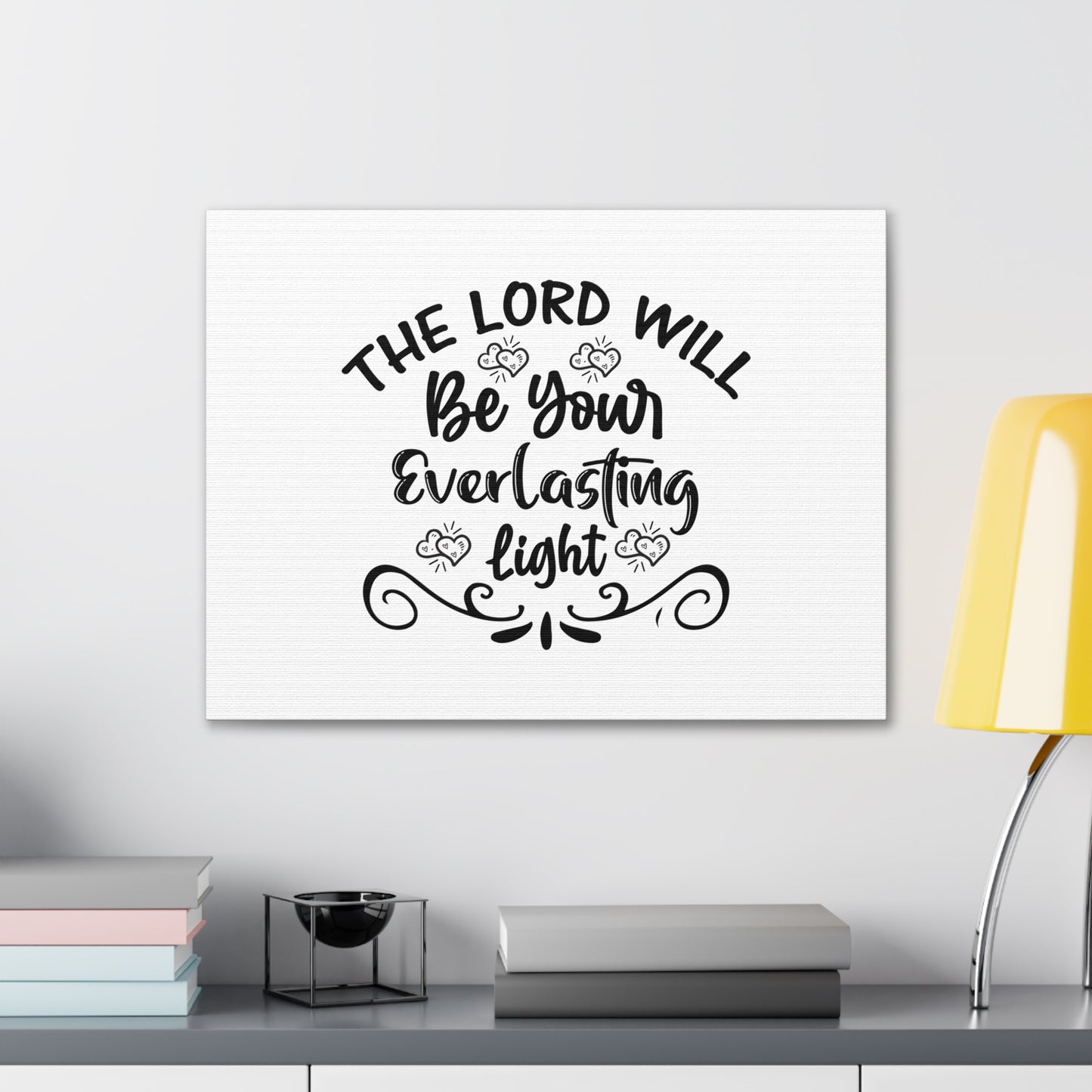 The Lord Will Be Your Everlasting Light Isaiah 60:20 Christian Wall Art Bible Verse Print Ready to Hang