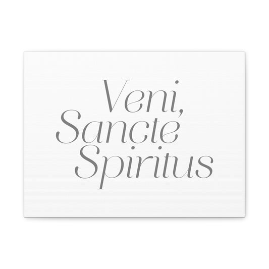 Veni, Sancte Spiritus John 15:26 Bible Verse Canvas Christian Wall Art Ready to Hang