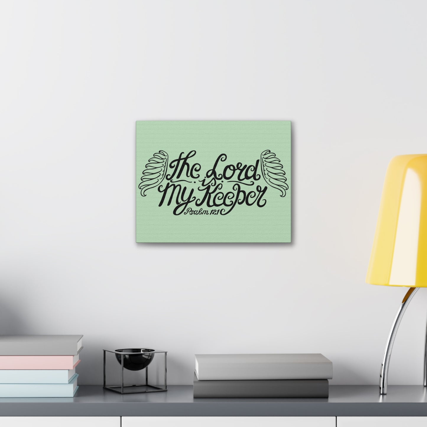 The Lord Is My Keeper Psalm 121  Bible Verse Canvas Christian Wall Art Ready To Hang